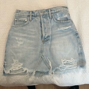 Agolde denim skirt